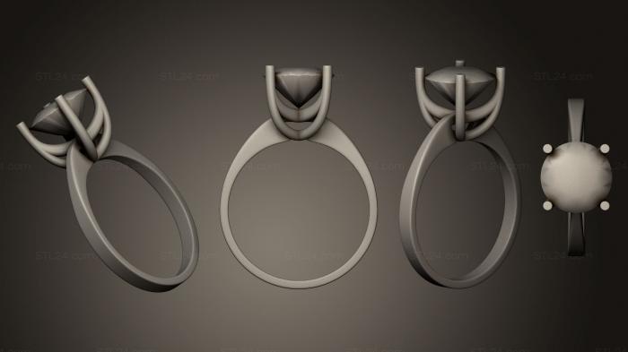 Jewelry rings (Diamond Ring, JVLRP_0059) 3D models for cnc